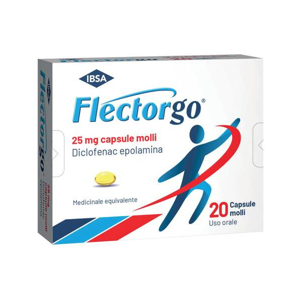 FLECTORGO*20CPS MOLLI 25MG
