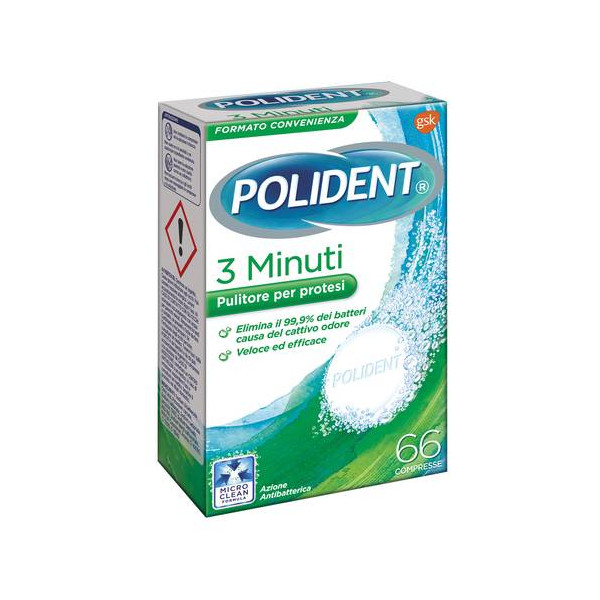 POLIDENT 3 MINUTI 66CPR